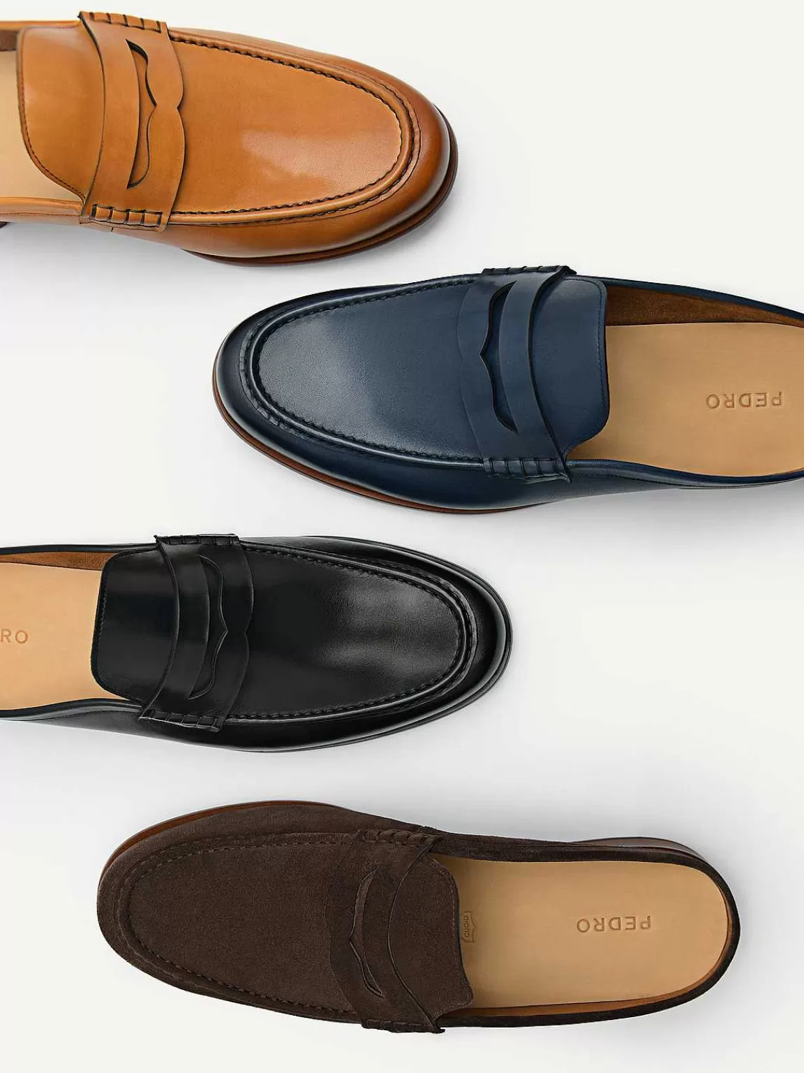 PEDRO Slip Ons<Blake Leather Slip-On Loafers