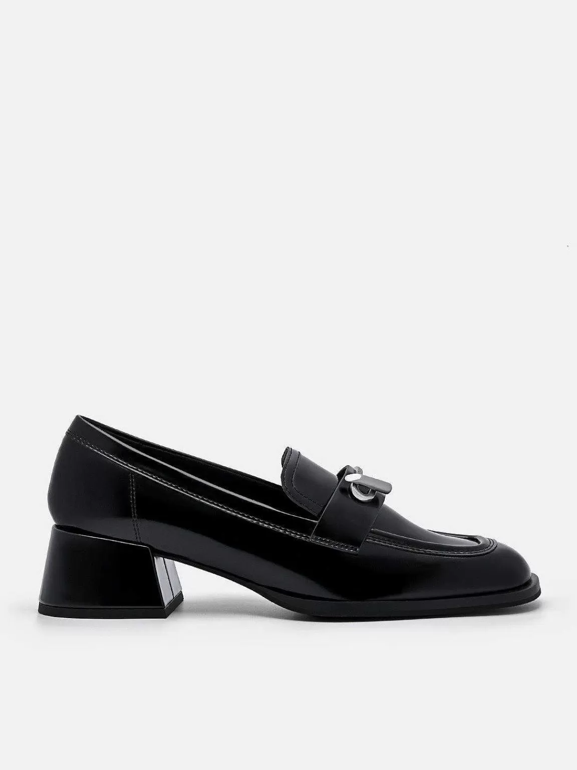 PEDRO Low Heels<Brie Leather Heel Loafers