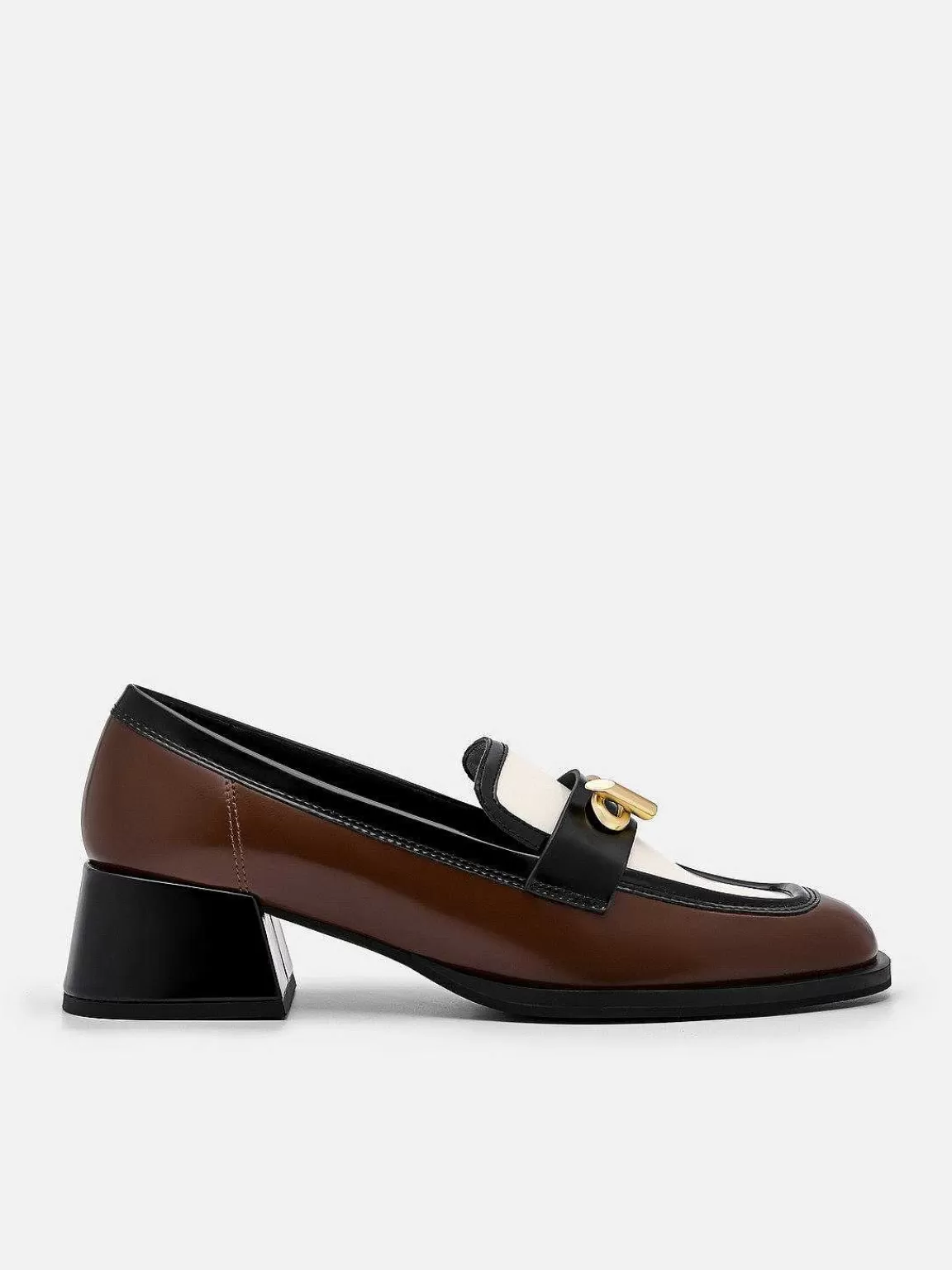 PEDRO Low Heels<Brie Leather Heel Loafers