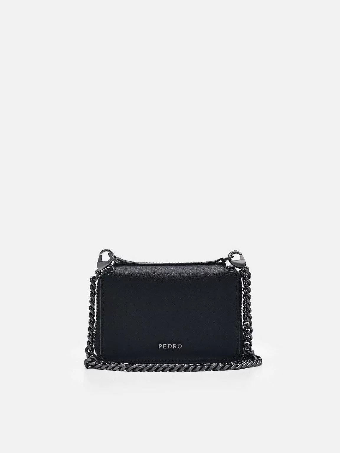 PEDRO Chain & Strap<Chain Leather Wallet