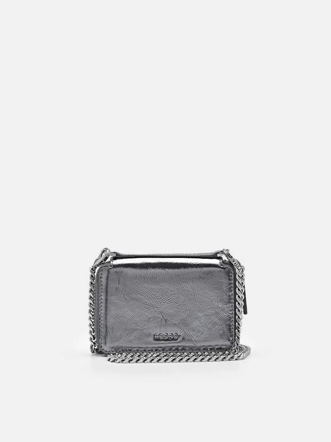 PEDRO Chain & Strap<Chain Leather Wallet