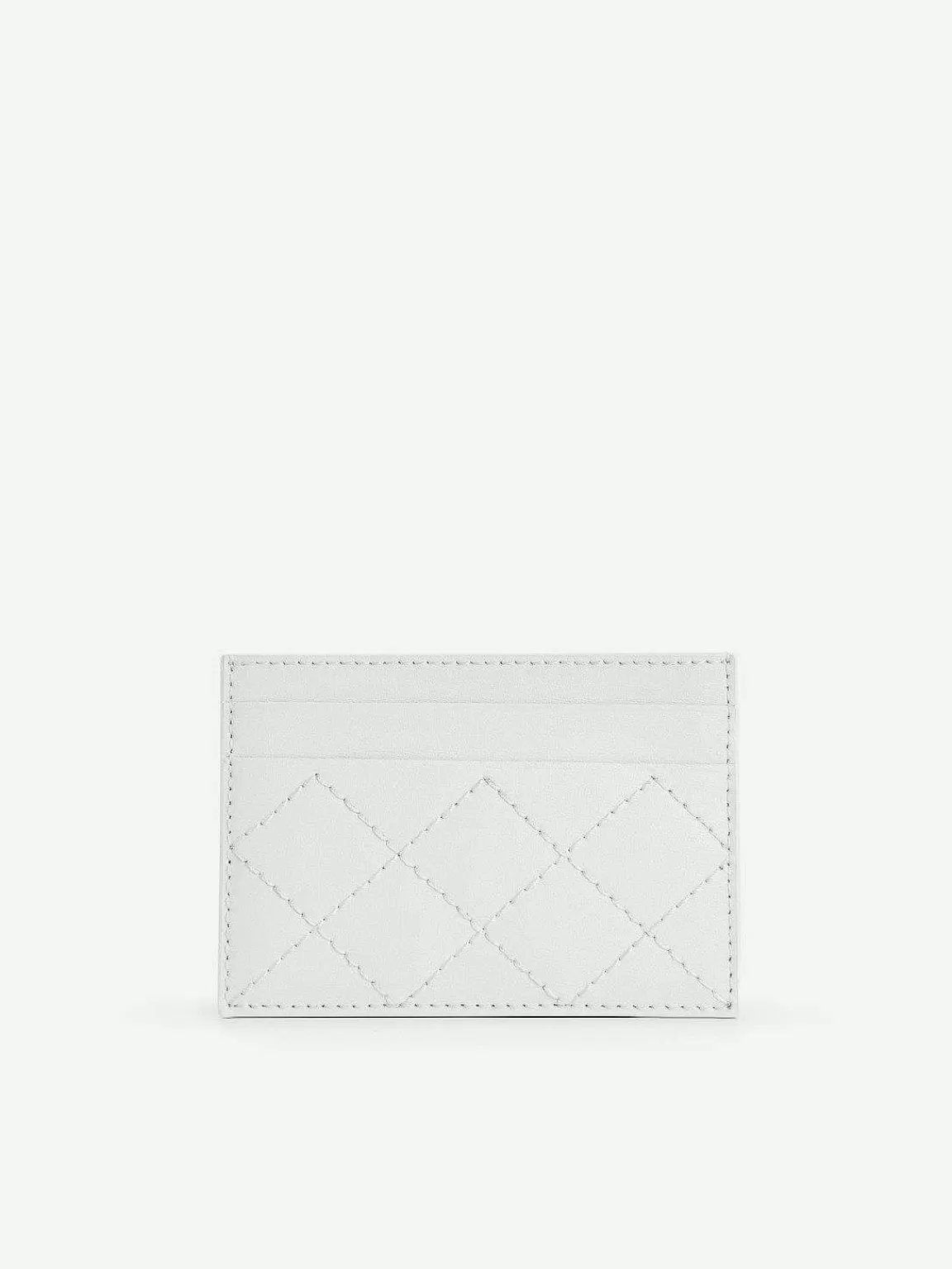 PEDRO Card Holders<Cris-Cross Pattern Leather Cardholder