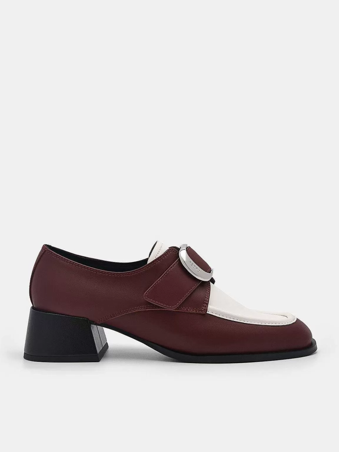 PEDRO Pumps<Eden Leather Heel Loafers