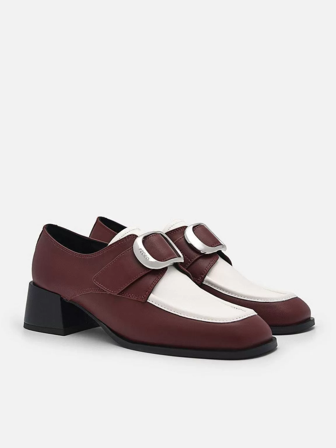 PEDRO Pumps<Eden Leather Heel Loafers