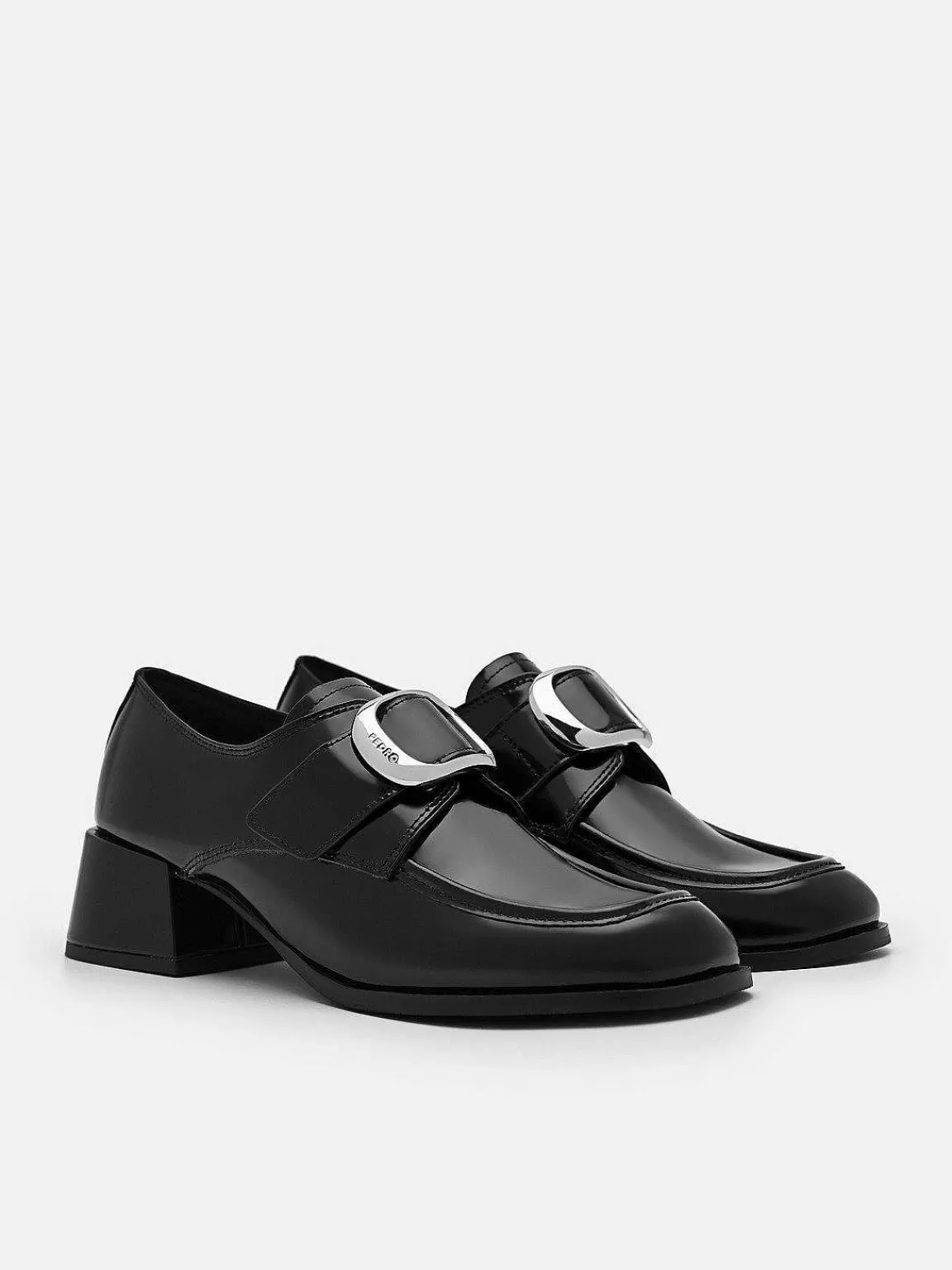 PEDRO Pumps<Eden Leather Heel Loafers