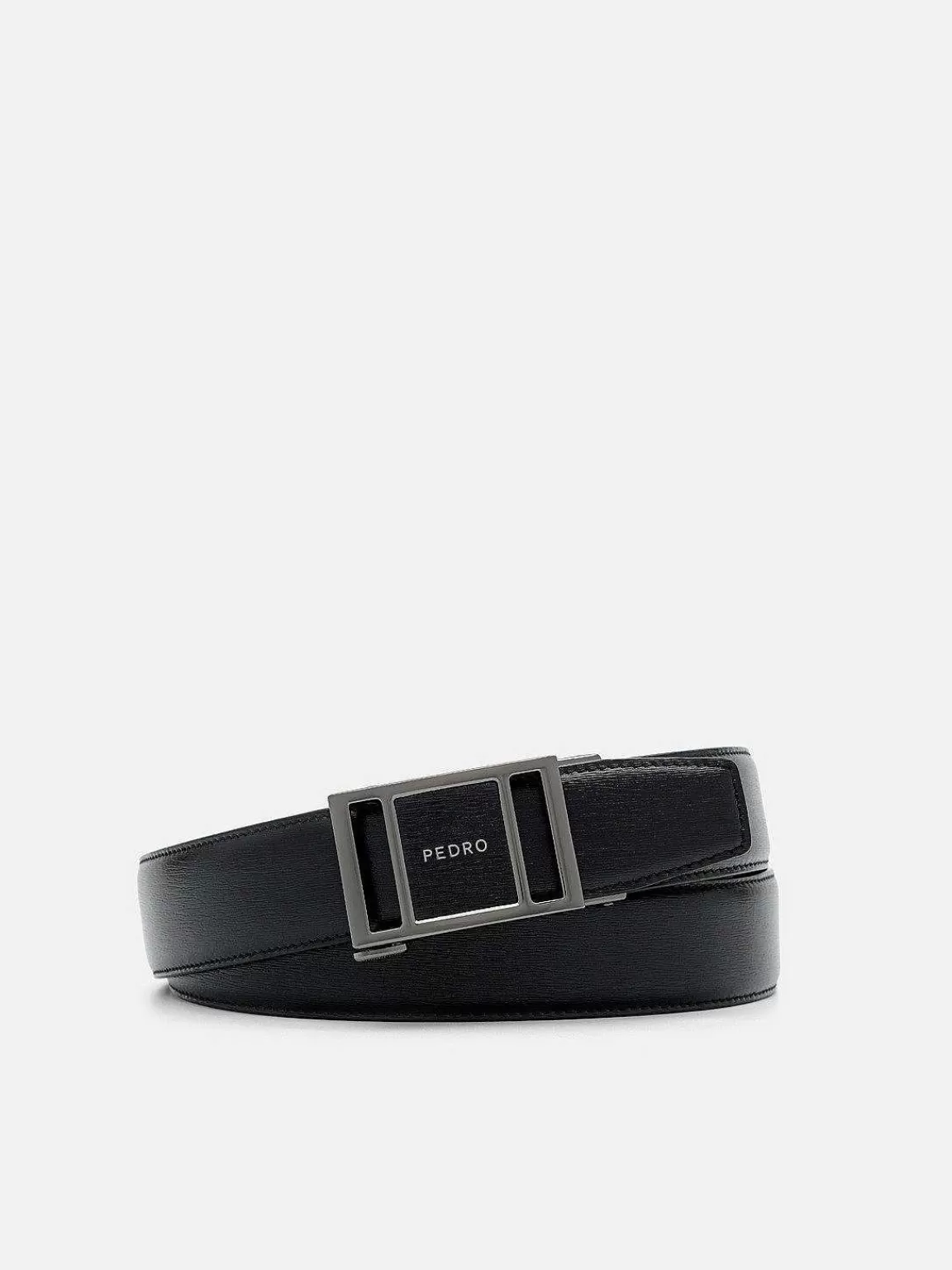 PEDRO Belts<Embossed Leather Automatic Belt