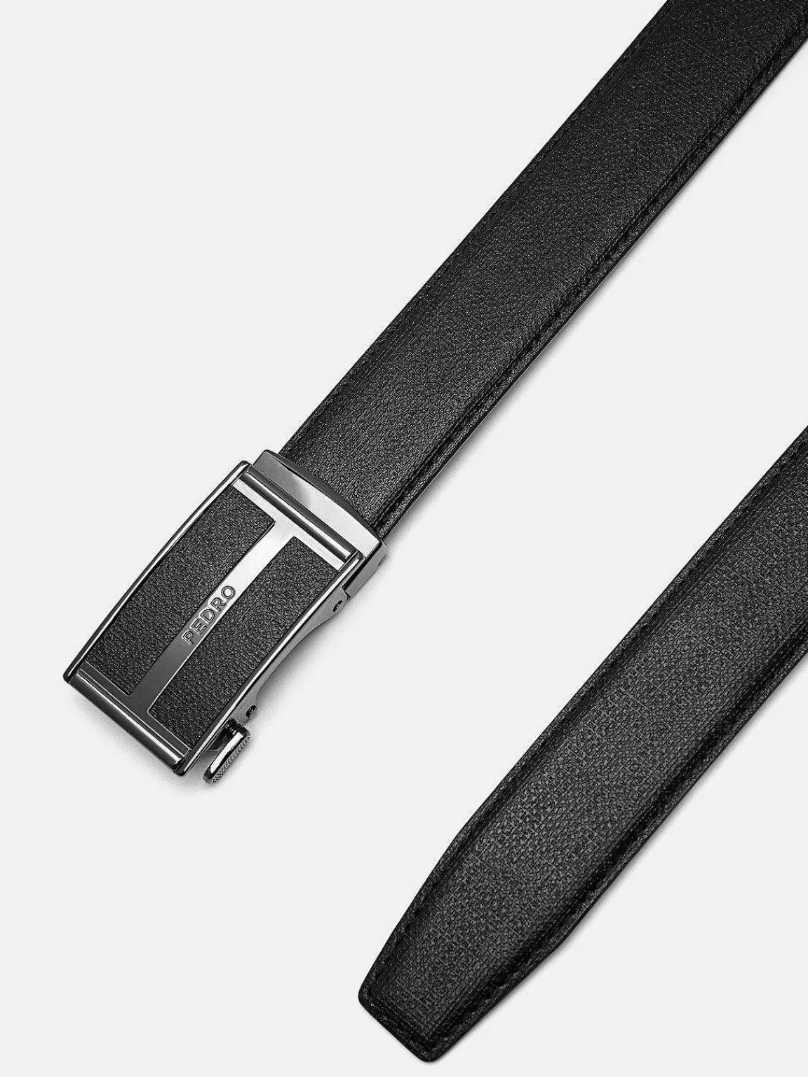 PEDRO Belts<Embossed Leather Automatic Belt