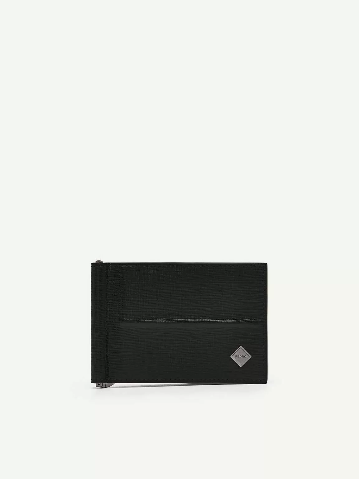 PEDRO Card Holders<Embossed Leather Bi-Fold Money Clip