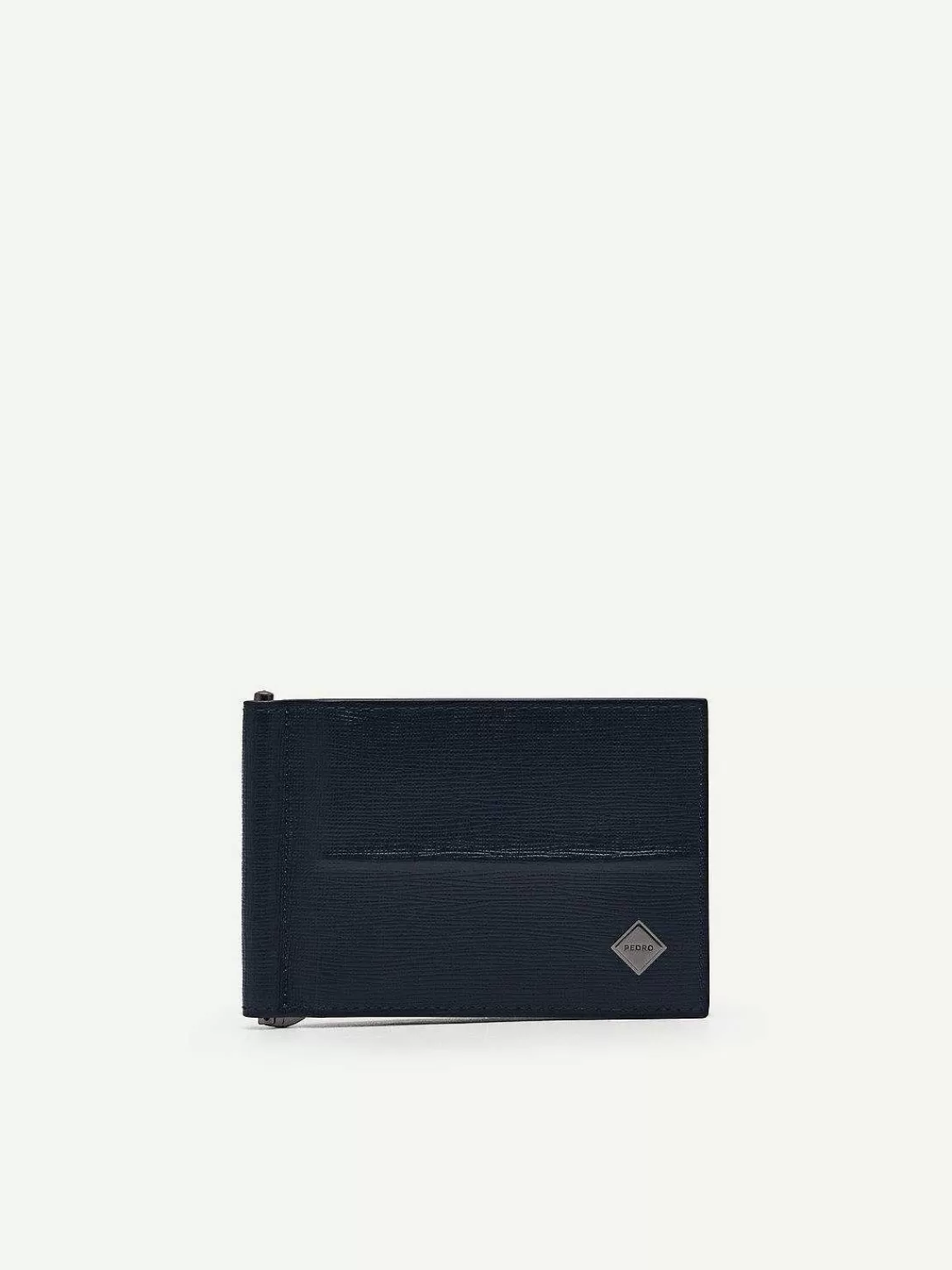 PEDRO Card Holders<Embossed Leather Bi-Fold Money Clip