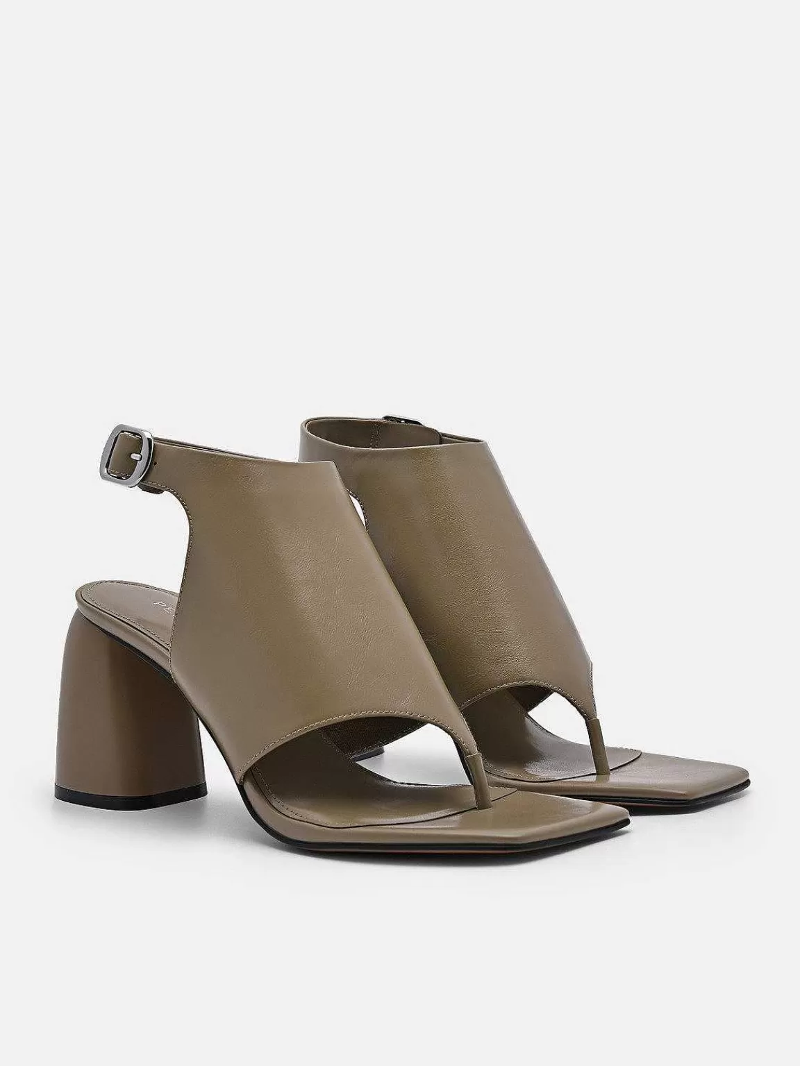 PEDRO Medium Heels<Este Leather Heel Sandals