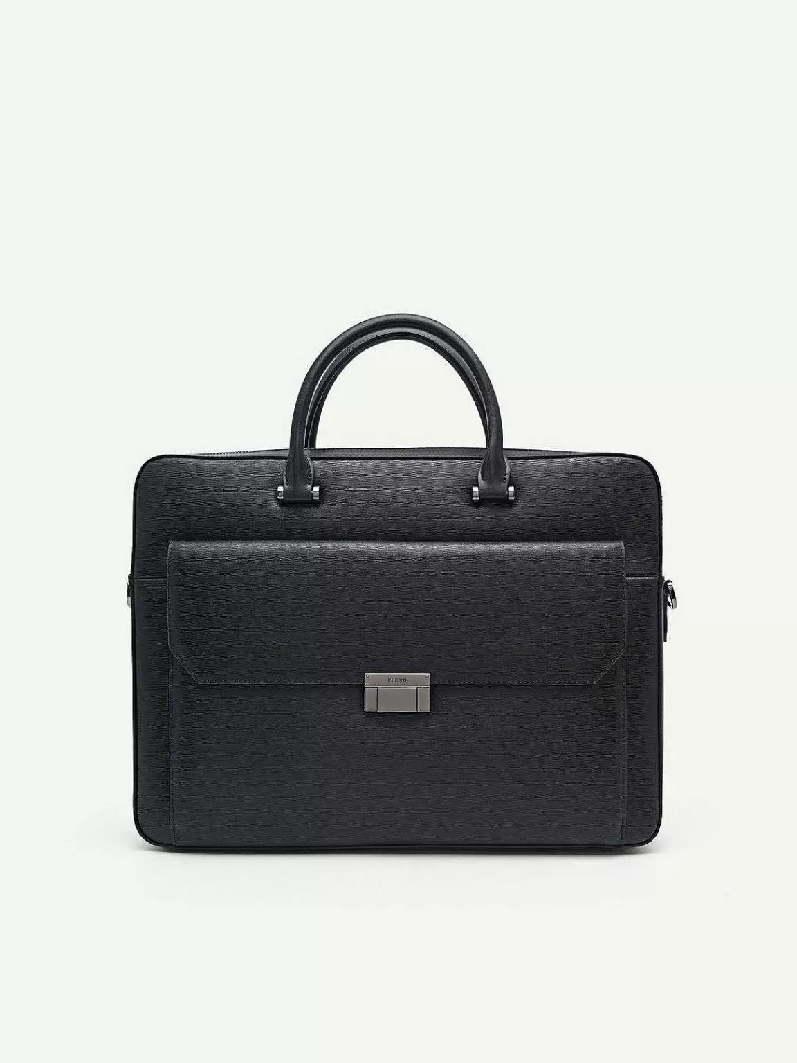 PEDRO Business Bags<Henry Textured Leather Briefcase