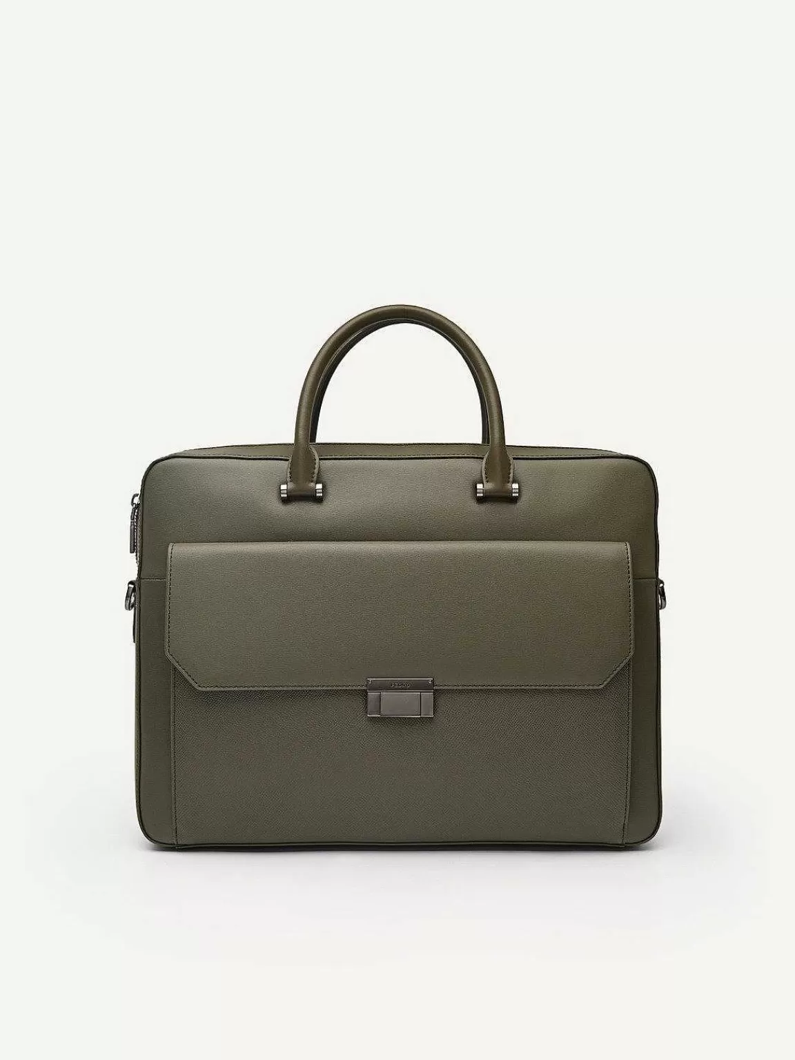 PEDRO Business Bags<Henry Textured Leather Briefcase