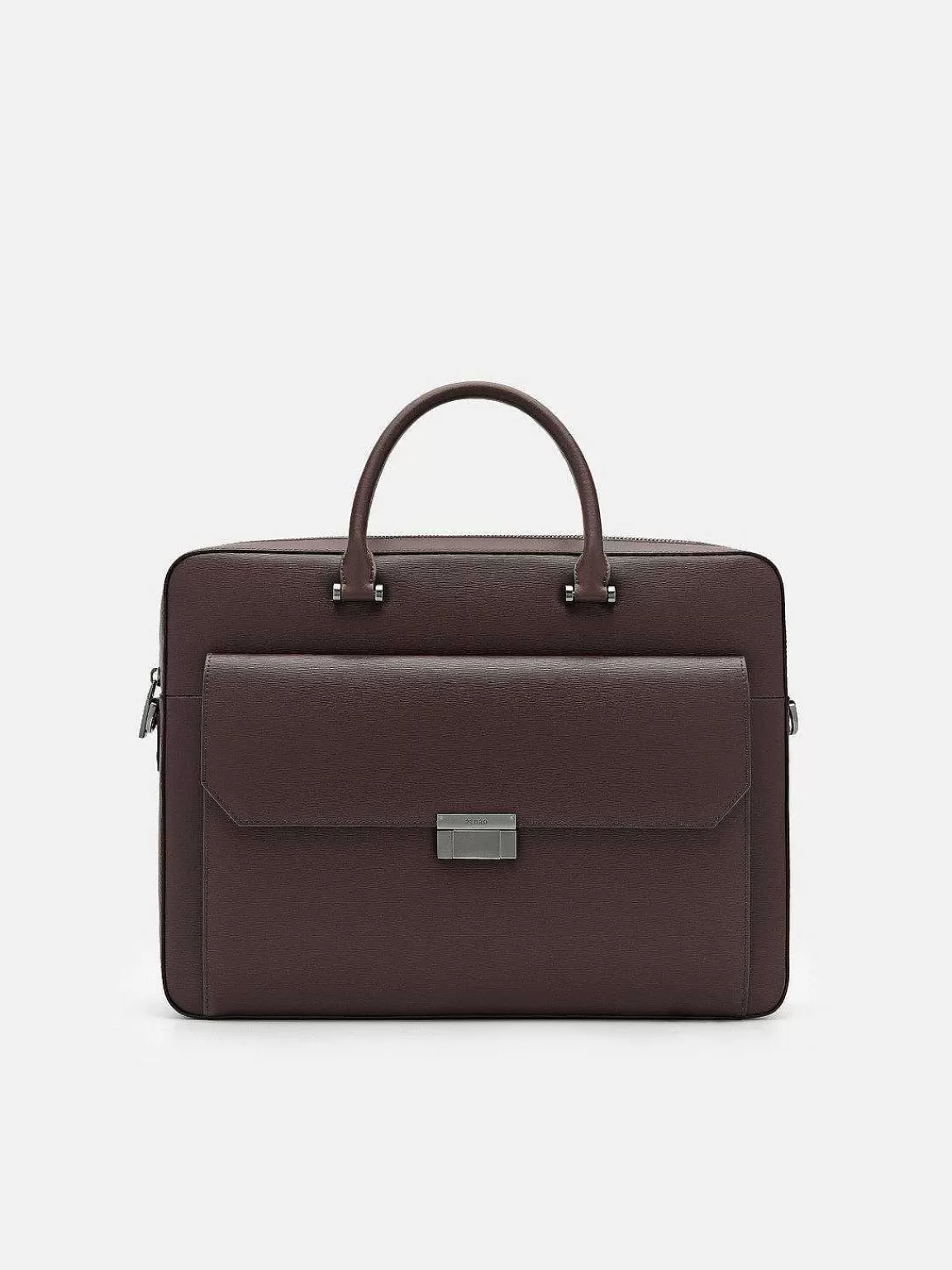 PEDRO Business Bags<Henry Textured Leather Briefcase