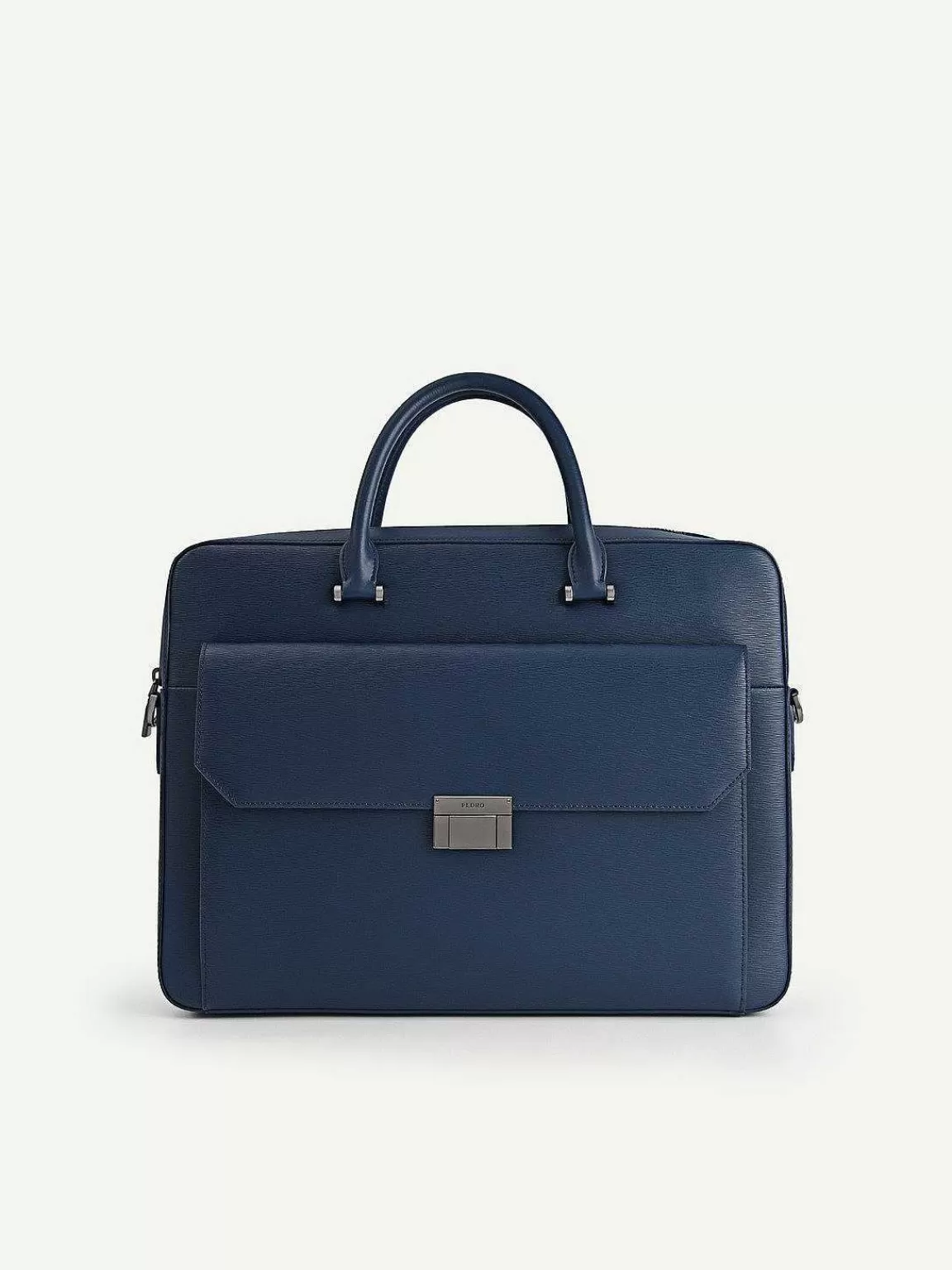 PEDRO Business Bags<Henry Textured Leather Briefcase