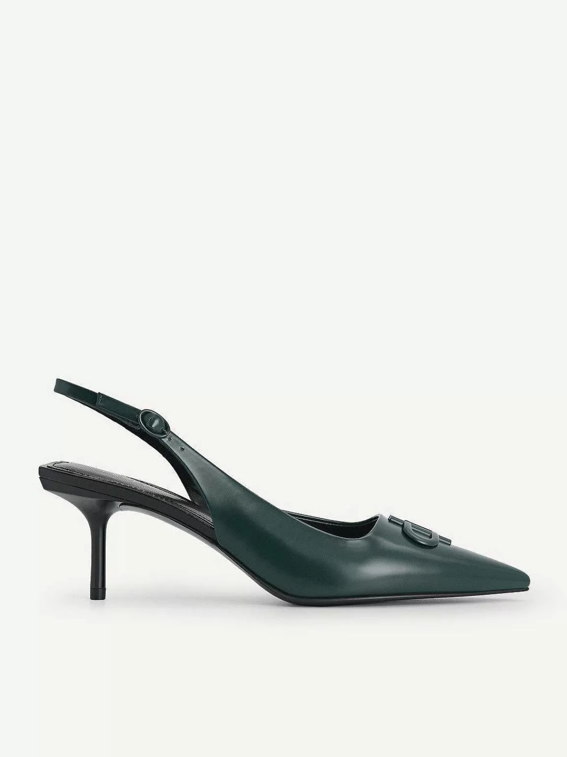 PEDRO Pumps<Icon Leather Pointed Slingback Pumps