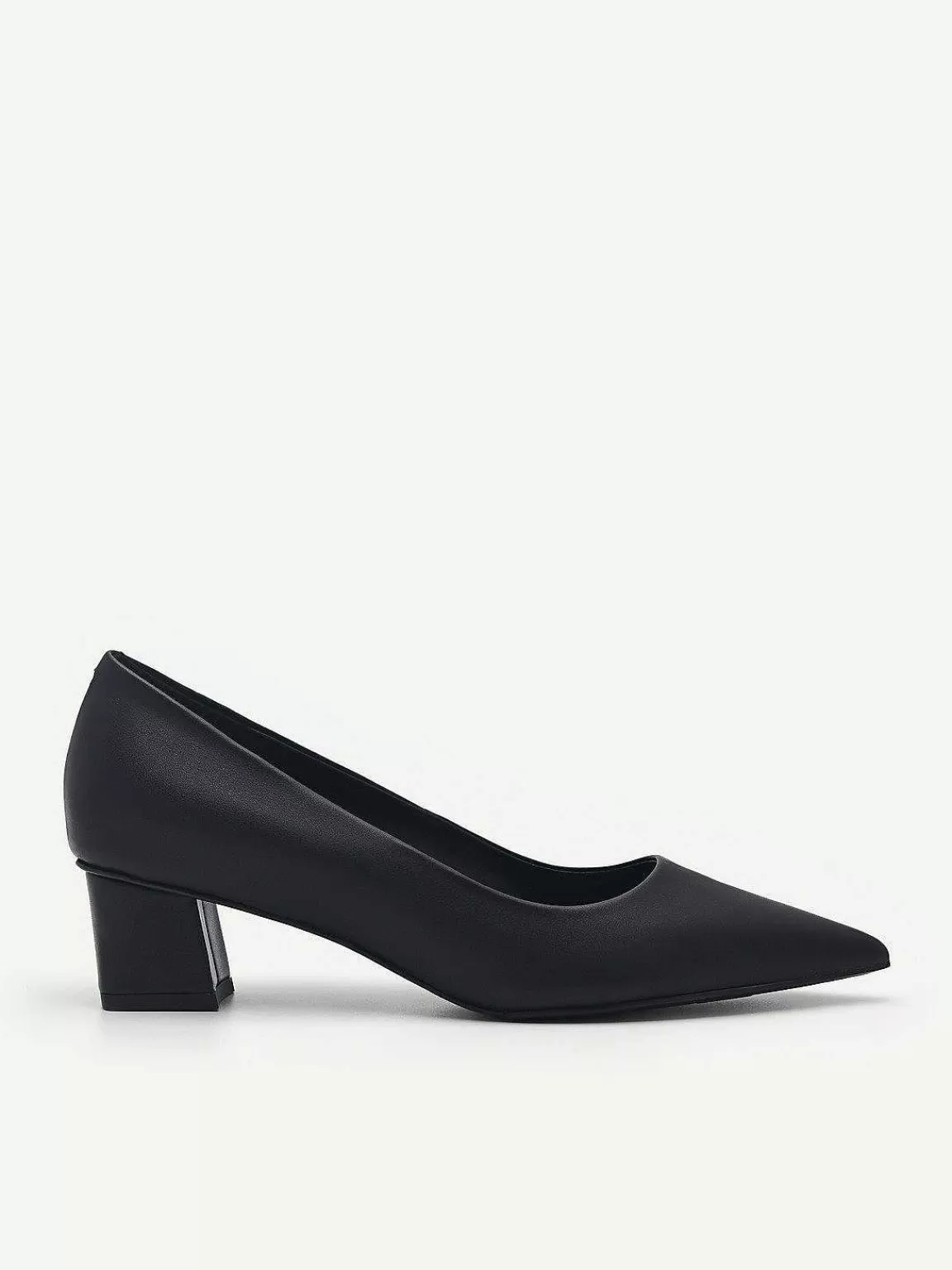 PEDRO Low Heels<Ines Leather Pumps