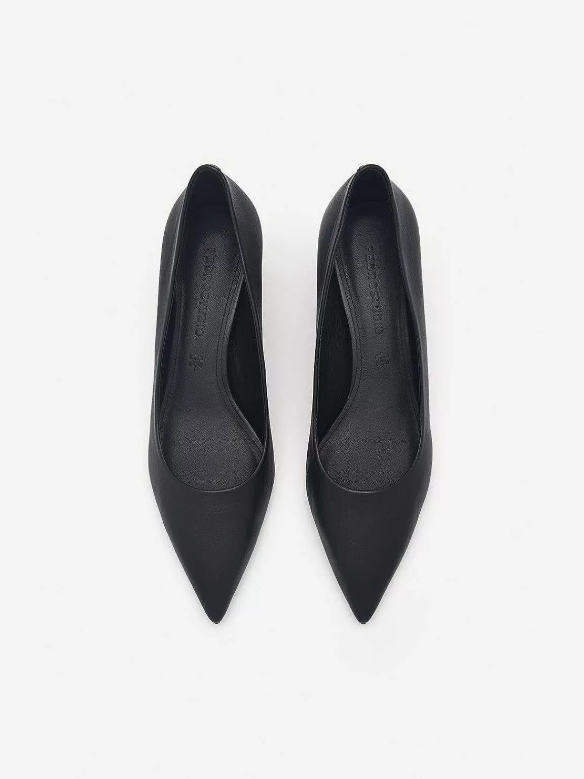 PEDRO Low Heels<Ines Leather Pumps