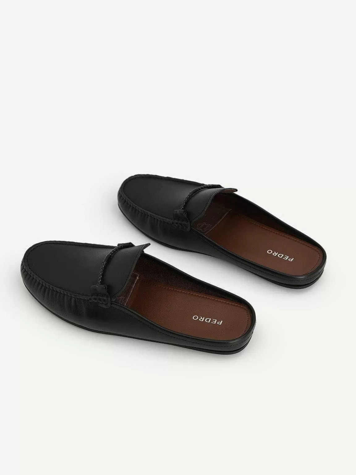 PEDRO Slip Ons<Leather Slip-On Driving Shoe