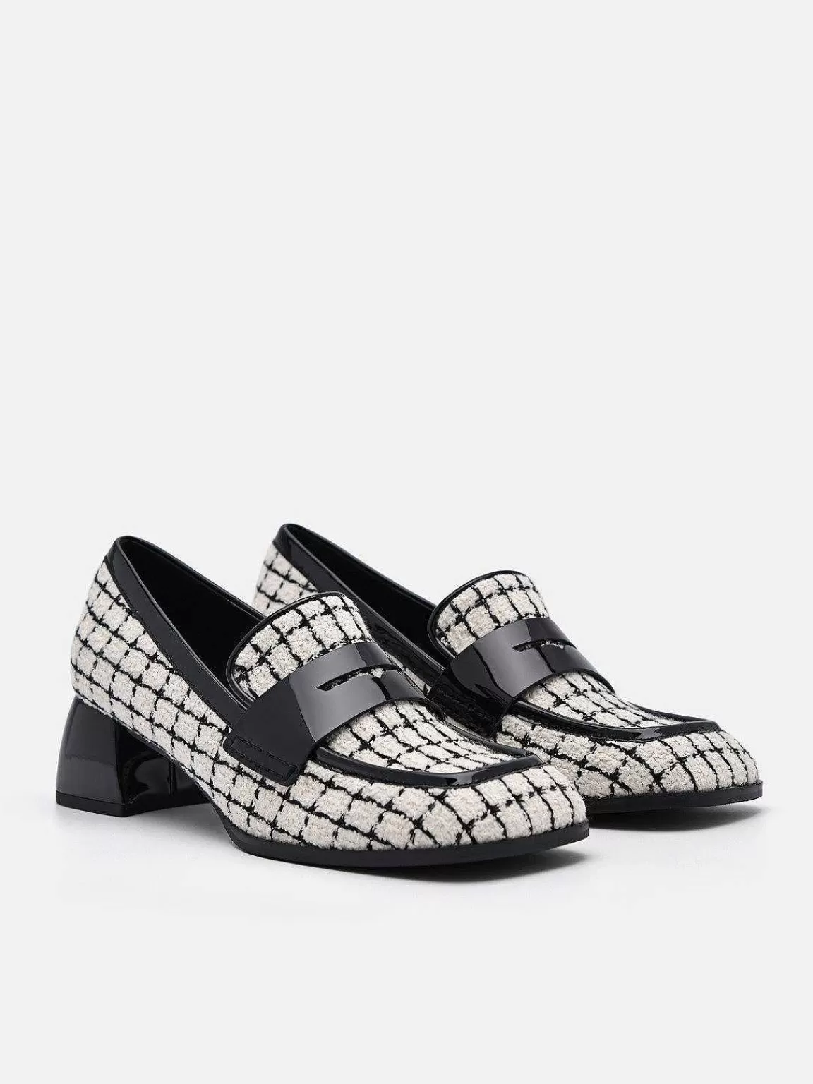 PEDRO Low Heels<Maggie Leather Tweed Loafers