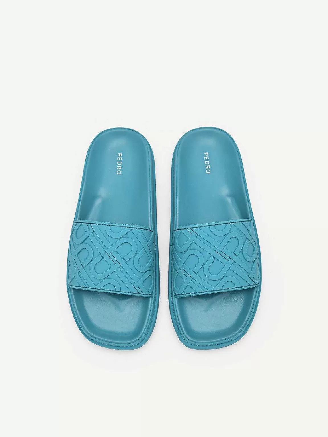 PEDRO Sandals< Icon Embossed Slide Sandals