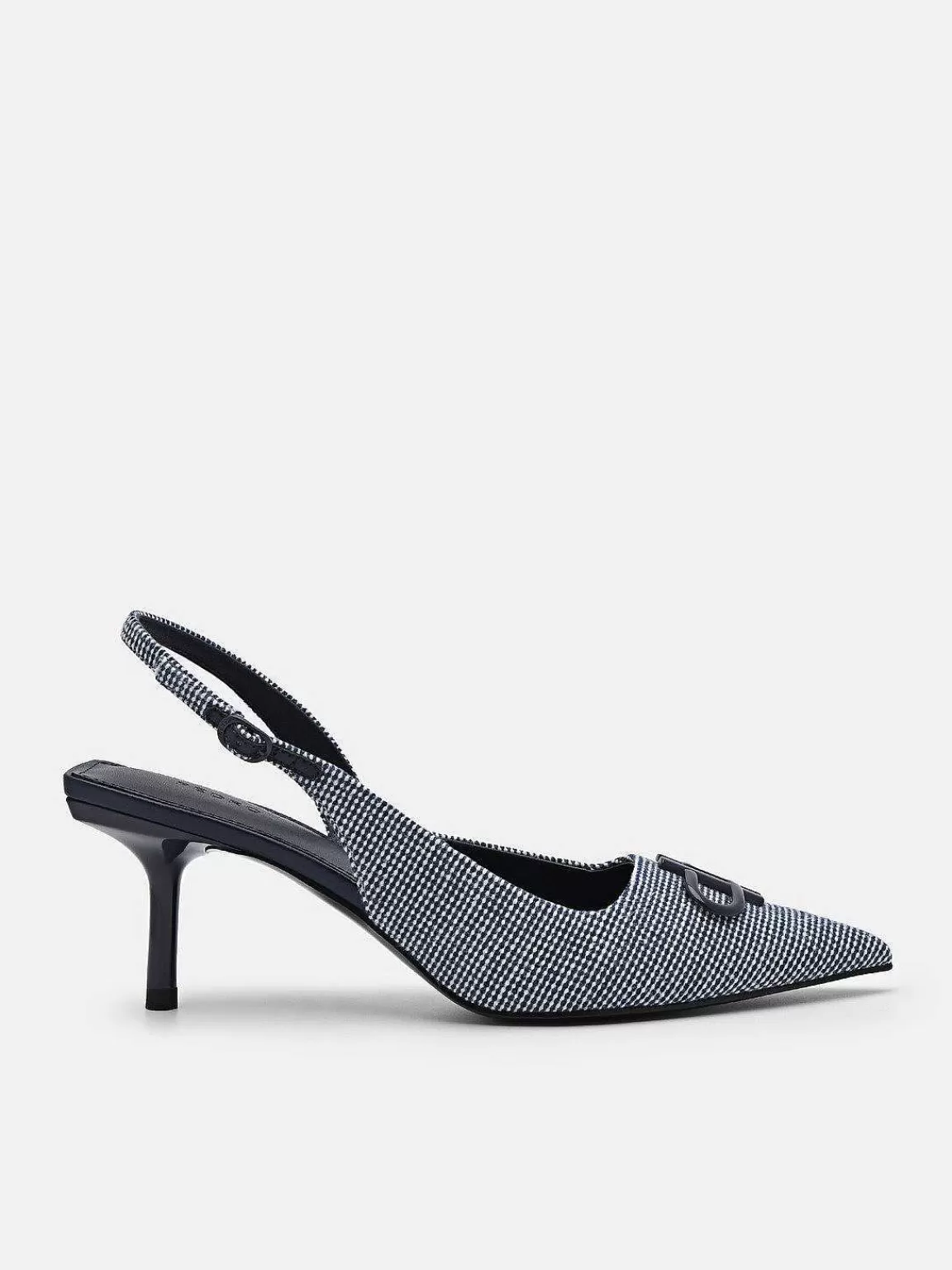 PEDRO Pumps< Icon Fabric Pointed Slingback Pumps