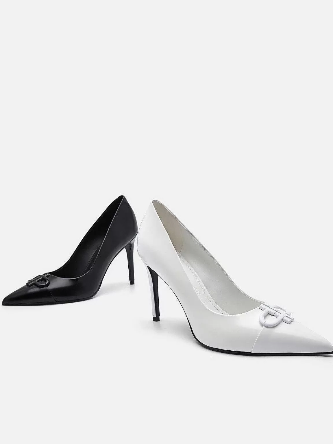 PEDRO Pumps< Icon Leather Heel Pumps