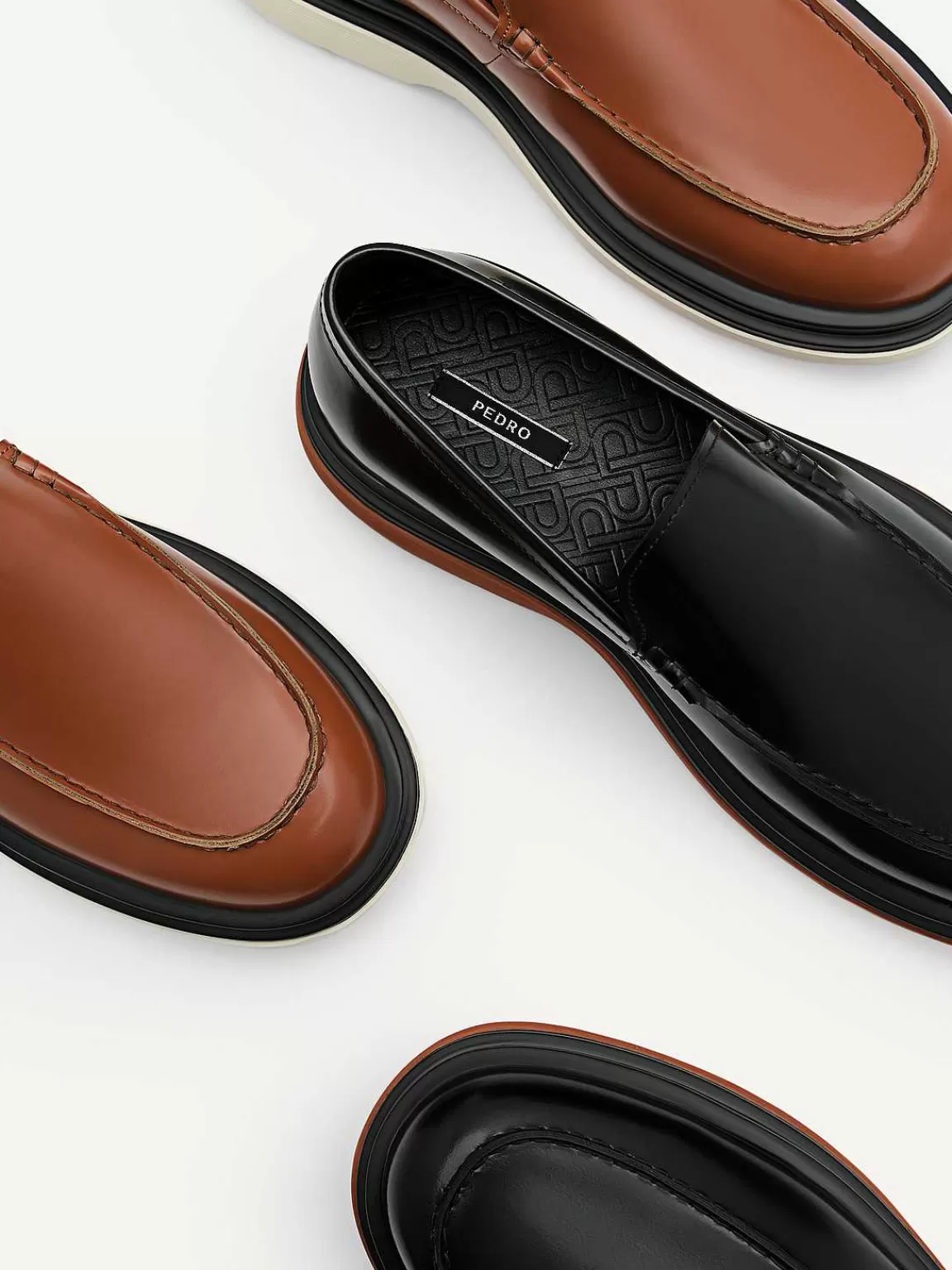 PEDRO Loafers< Icon Leather Loafers