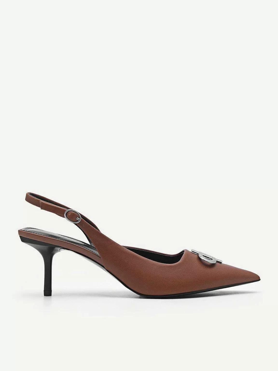 PEDRO Pumps< Icon Leather Pointed Slingback Pumps