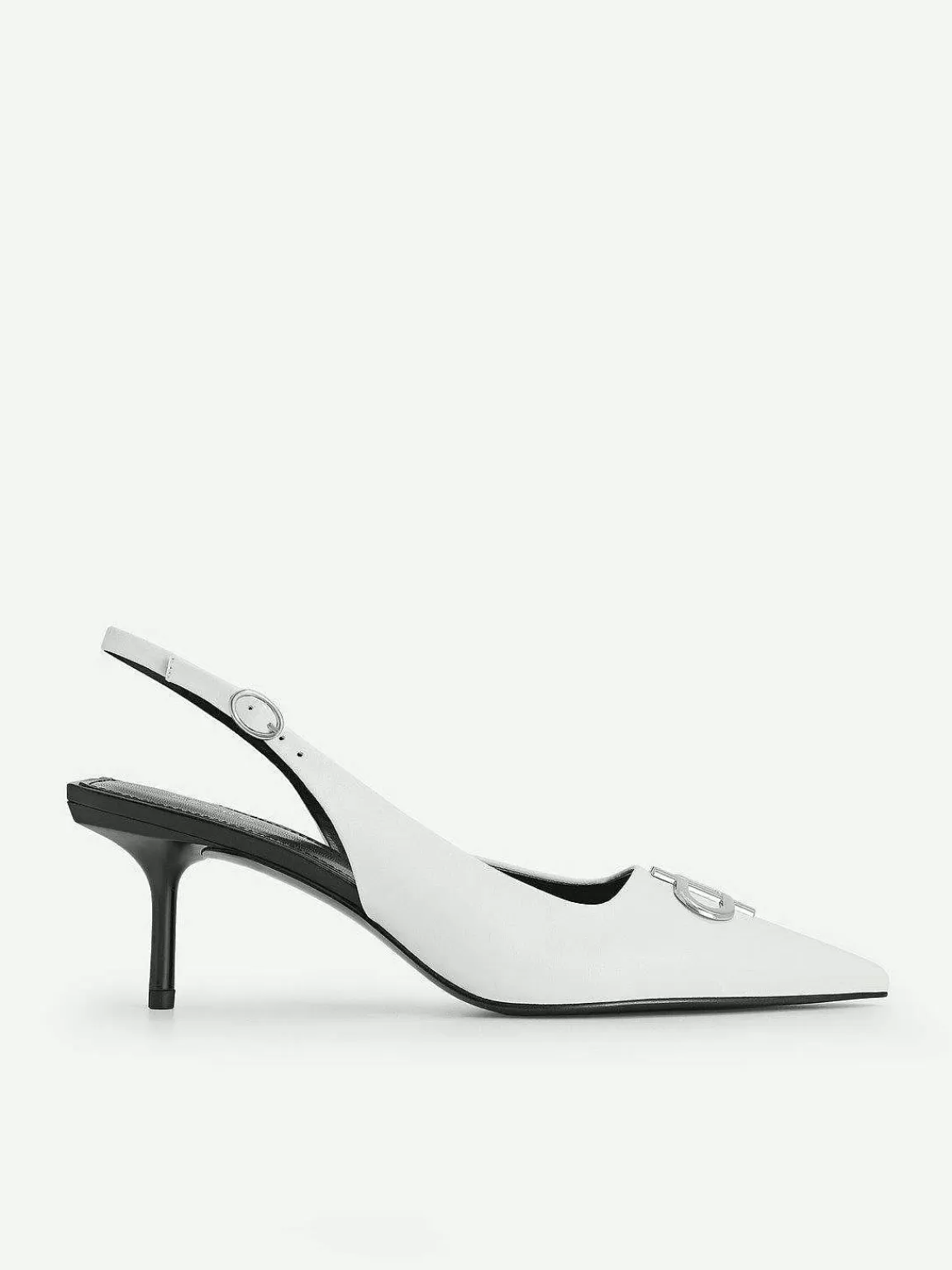 PEDRO Pumps< Icon Leather Pointed Slingback Pumps