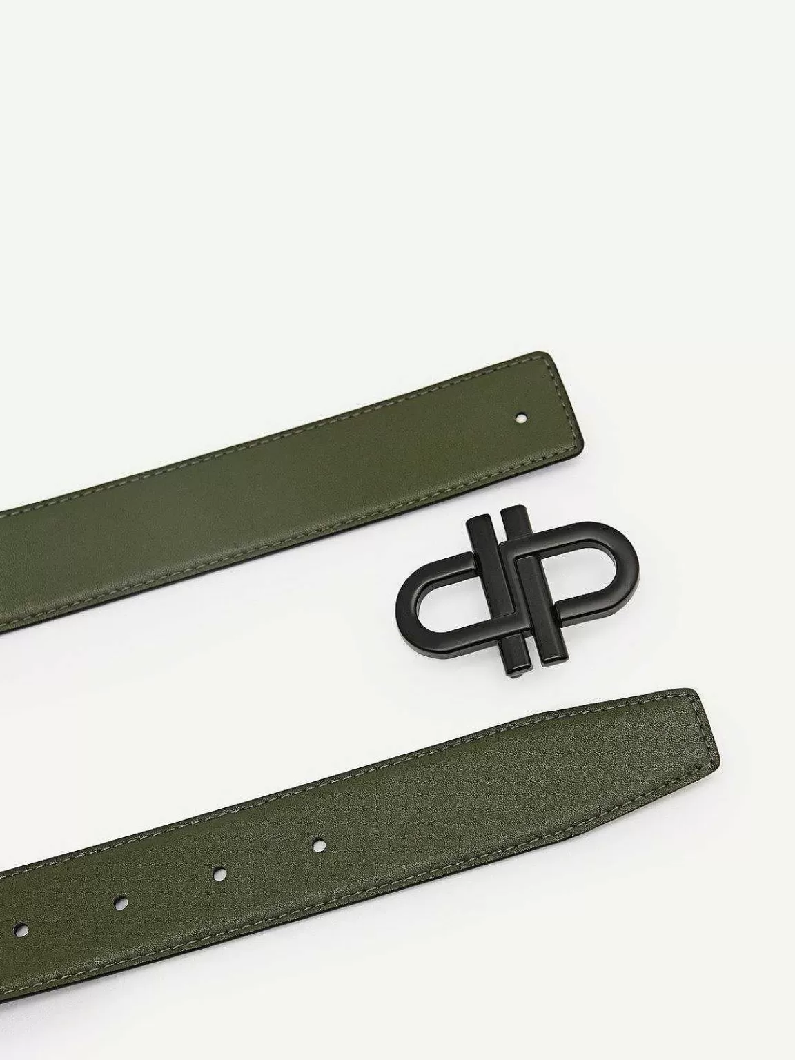 PEDRO Belts< Icon Reversible Leather Tang Belt