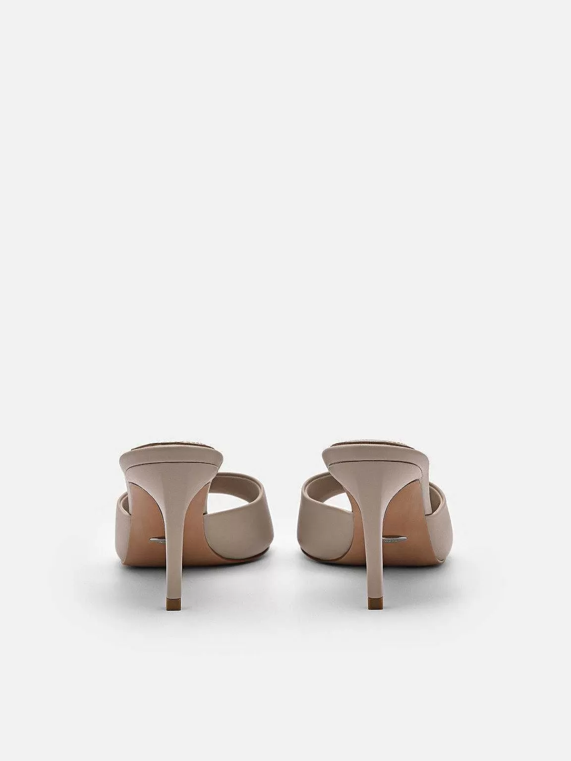 PEDRO High Heels< Studio Ashley Leather Heel Sandals