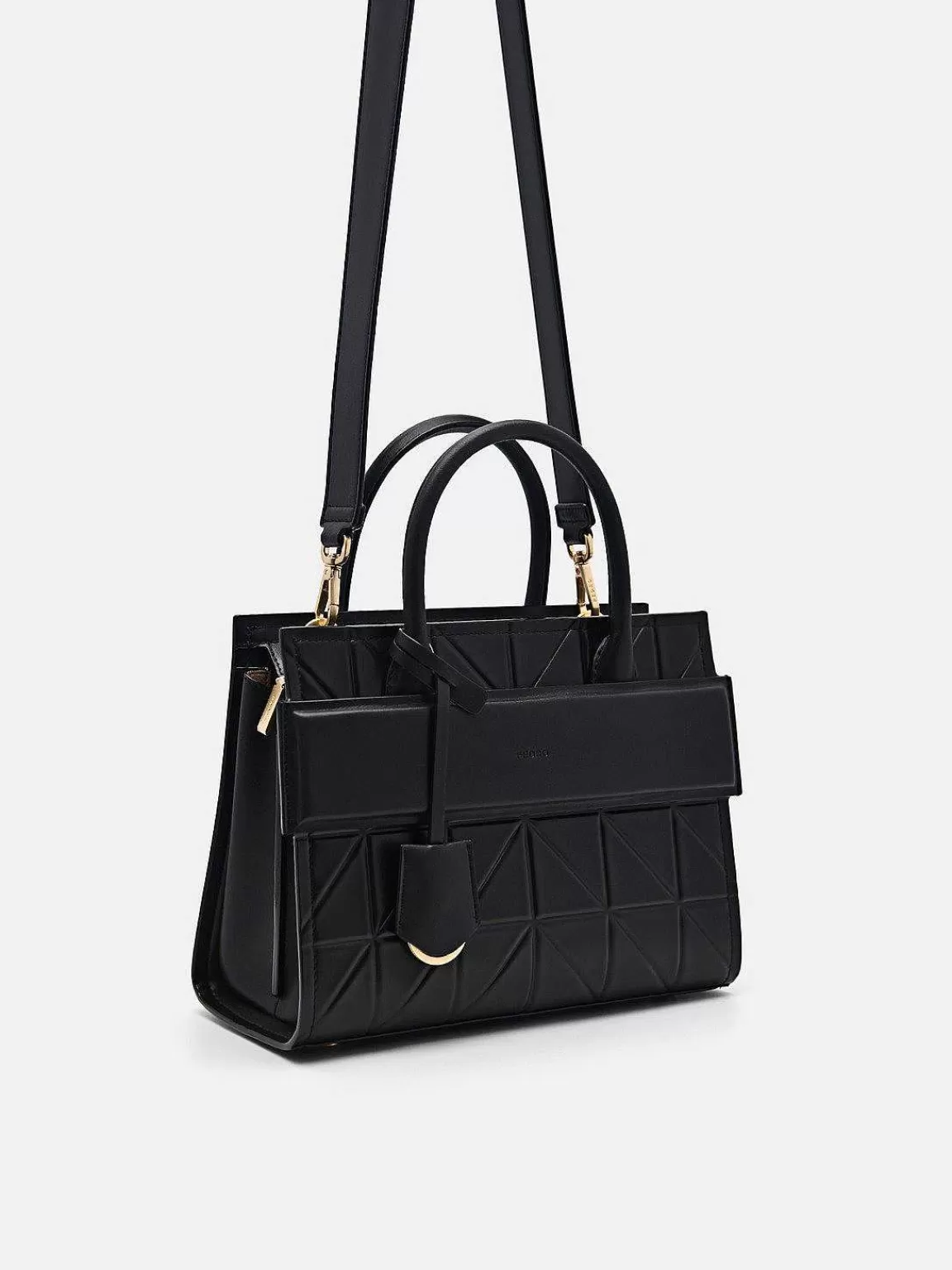 PEDRO Top Handle Bags< Studio Bella Leather Handbag In Pixel