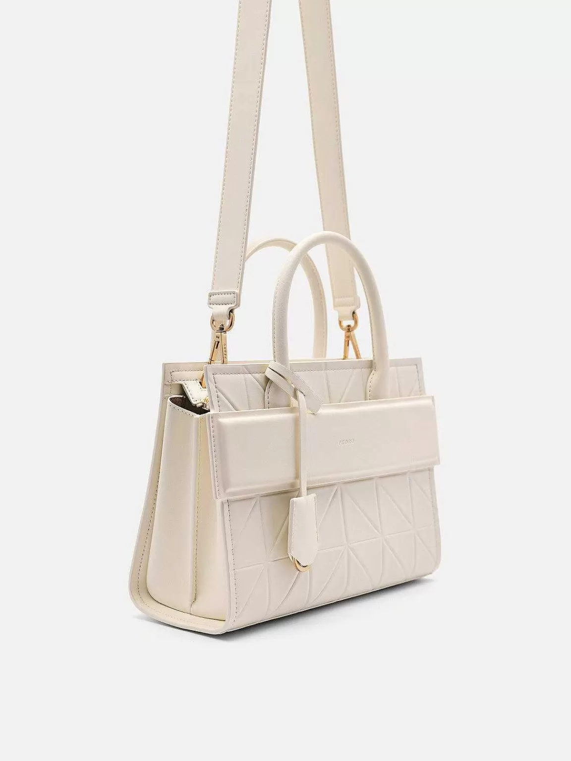 PEDRO Top Handle Bags< Studio Bella Leather Handbag In Pixel