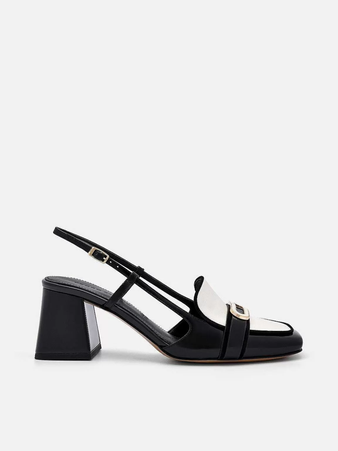 PEDRO Pumps< Studio Leather Heel Pumps