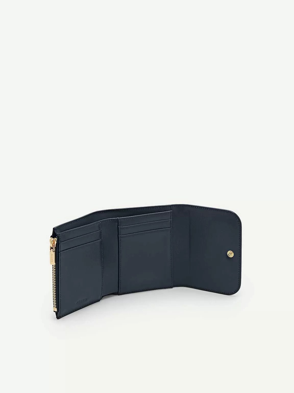 PEDRO Compact< Studio Leather Tri-Fold Wallet