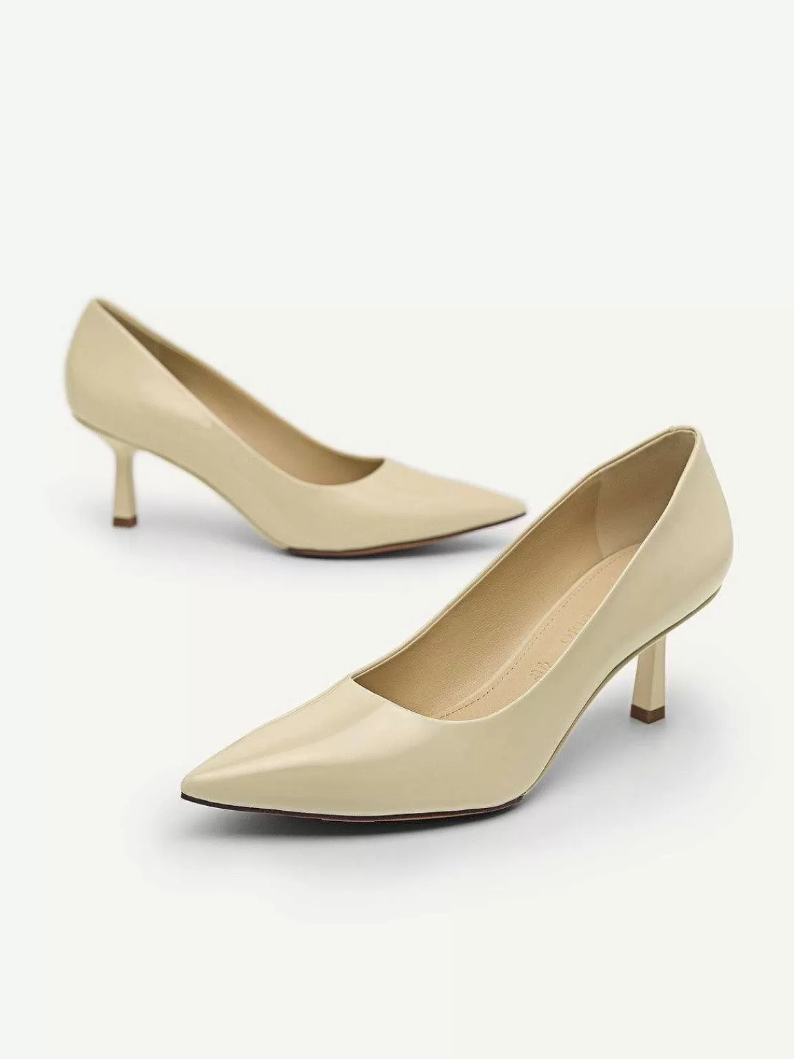 PEDRO Pumps< Studio Patent Leather Pointed Pumps