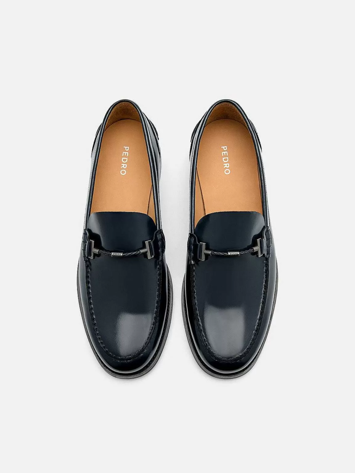 PEDRO Loafers<Robert Leather Horsebit Loafers