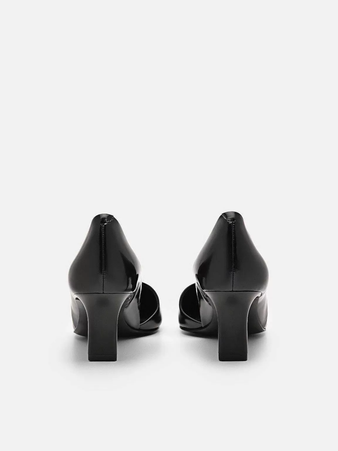 PEDRO Pumps<Rocco Leather Heel D'Orsay Pumps