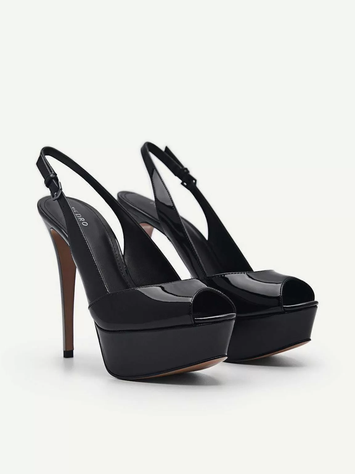 PEDRO Heel Sandals<Slingback Heel Sandals