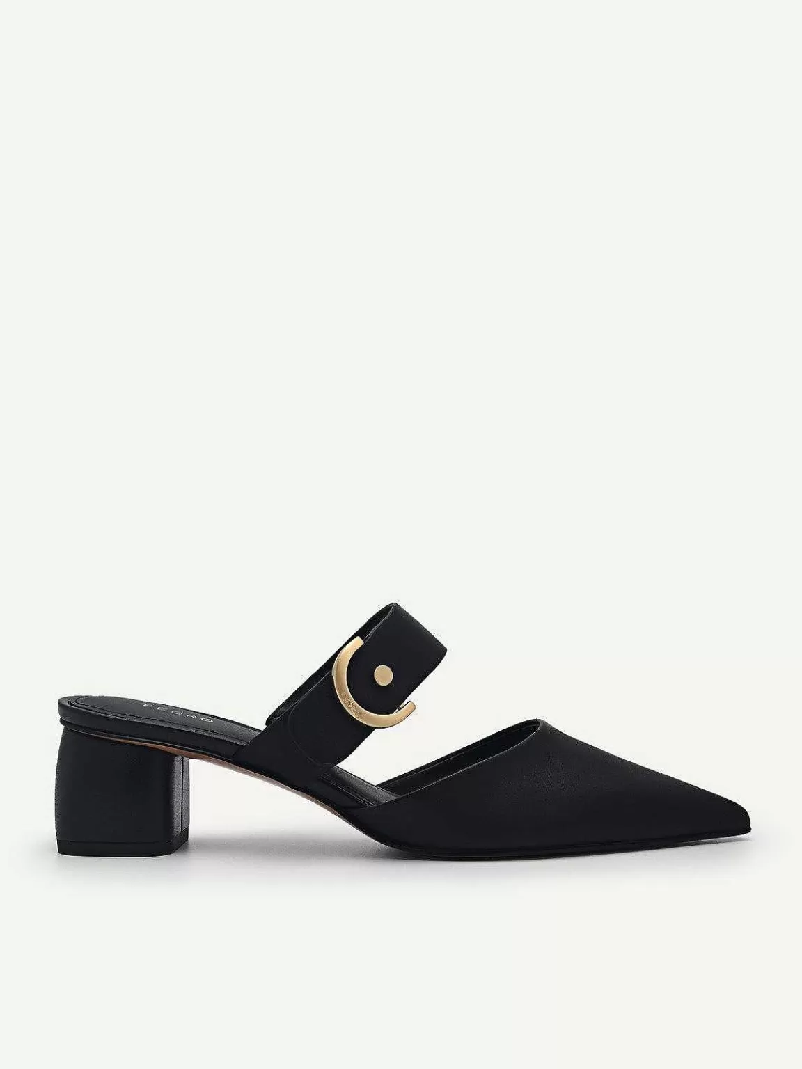 PEDRO Low Heels<Yasmin Leather Heel Mules