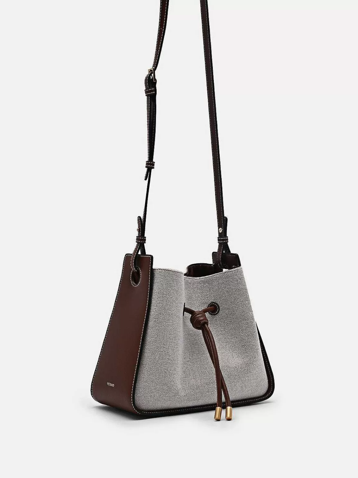 PEDRO Bucket Bags<Yasmin Linen Bucket Bag